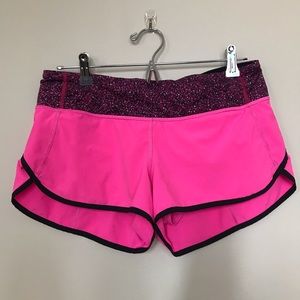 Lululemon Neon Pink Speed up Short - Size 6
